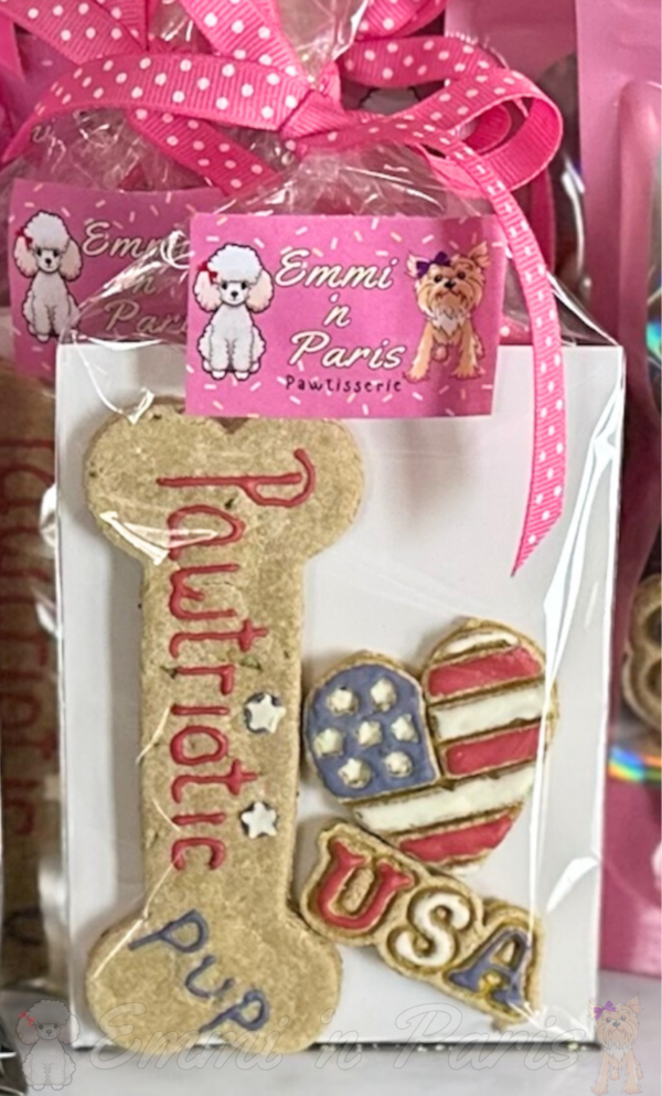 Pawtriotic Pup Biscuits